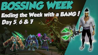 FINISHING BOSSING WEEK RIGHT! - Day 5, 6 & 7 + Loot Breakdown [Runescape 3] @MaikeruRS