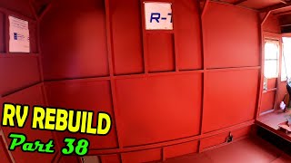 RV REBUILD (Part 38) Seam Sealer, Interior Paint, Windows