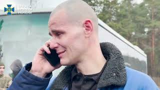 🇺🇦💠 SBU showed an exclusive video of the prisoner exchange on April 11 💙💛😭😭