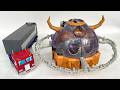 Rise of the UNICRON vs Commander OPTIMUS PRIME: LEGENDARY SHOWDOWN! Ultimate Transformation &amp; Review