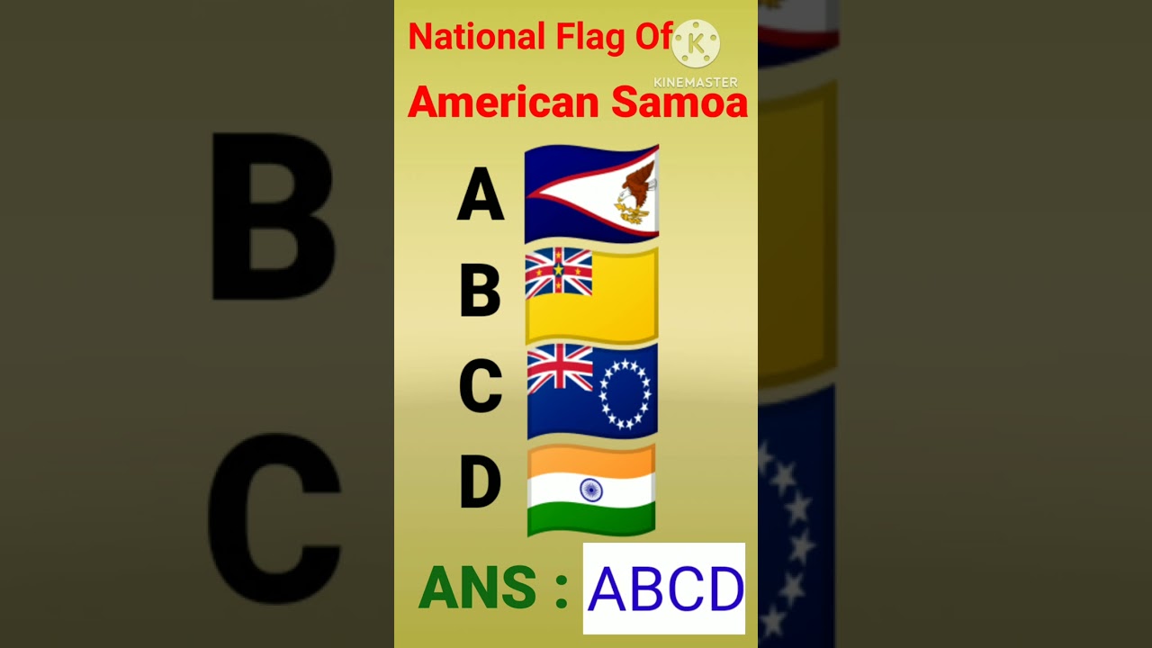 National flag of American Samoa. 