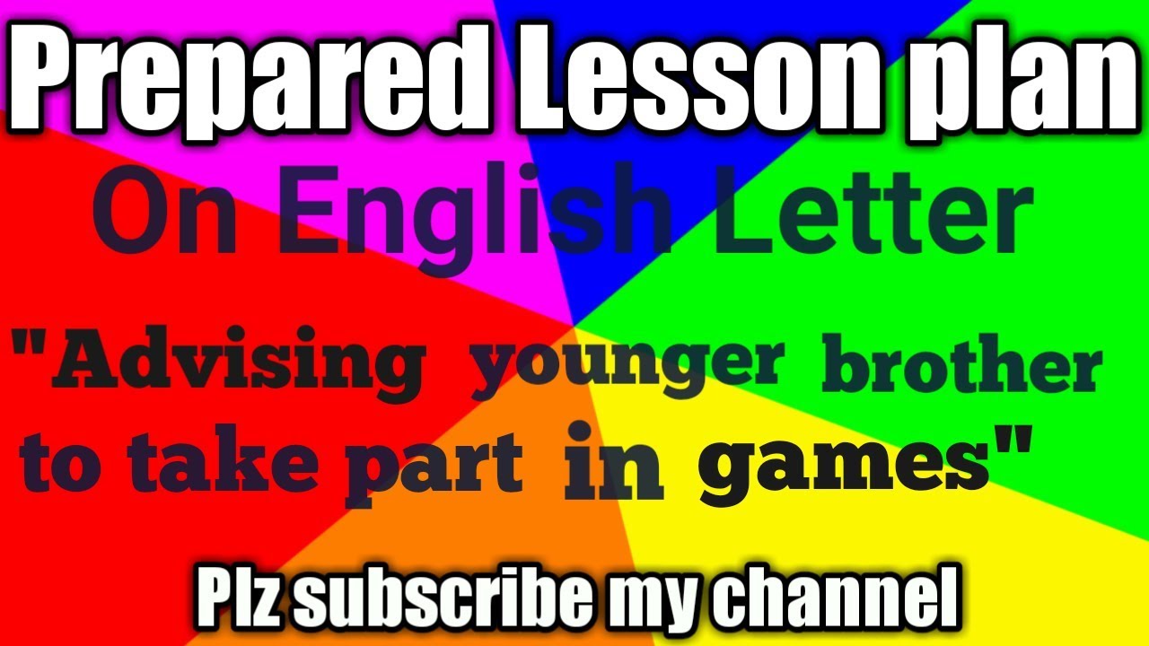 B ed Lesson Plan Of English B ed Lesson Plan In English B Ed Lesson Plan For English YouTube