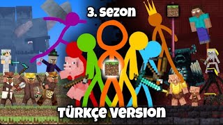 Animation vs Minecraft 3. Sezon Tüm Bölümler Türkçe Dublaj (Minecraft Vs Animation) Alan Becker