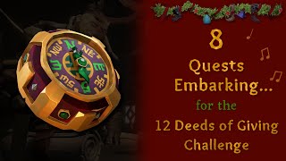 Sea of Thieves—8 Quests Embarking Goal, 12 Deeds of Giving Challenge (Eastern Winds Jade Compass)