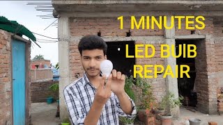 How To Repair Led Bulb At Home 100% Work!!!