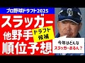 【スラッガー】2025ドラフト候補【野手】順位予想 仮想ドラフト シミュレーション
