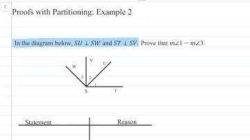How to Do Proofs with Partitioning: Example 2 | Math Energy TV