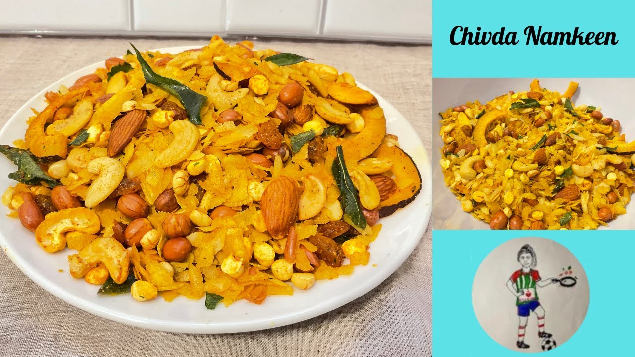 Chevda Tea Chivda Recipe | Poha Chivda Namkeen | How to make Poha Chivda | Tea ...