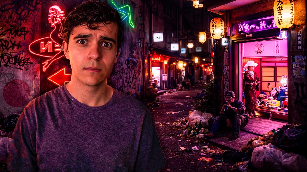 Я зашёл в японский квартал красных фонарей... и вот что произошло.