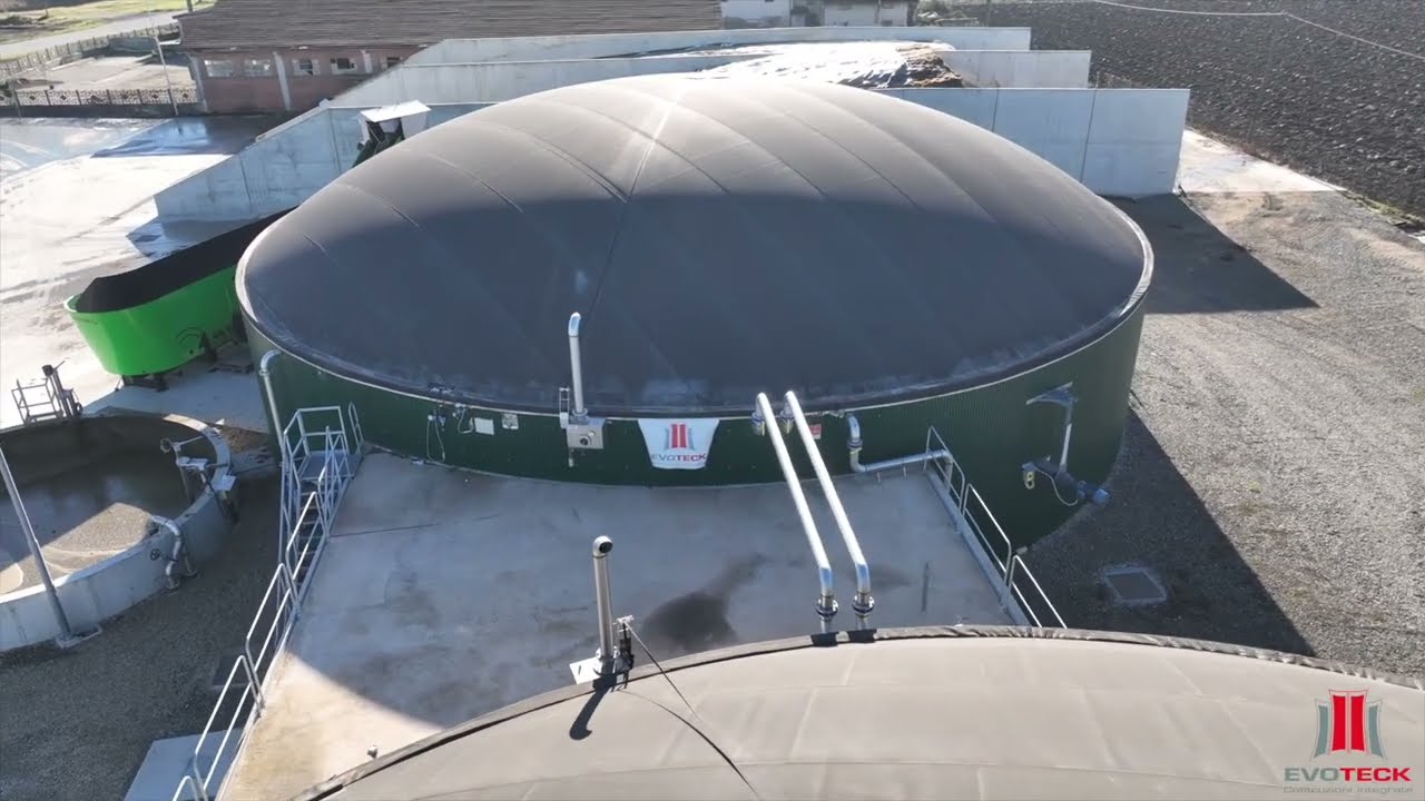 Evoteck - Impianto biogas 300kw - 300kW Biogas Plant - Instalatie de biogaz de 300 kW