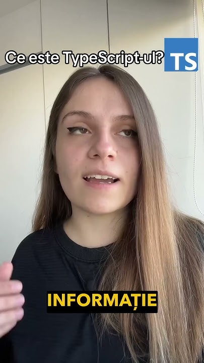 Ce este TypeScriptul? #javascript #english #css - YouTube