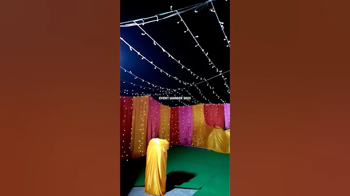 Haldi or Mehendi Ceiling decorations | EVENT HANGER 2020 | #ytshorts #trendingshorts