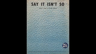 Say It Isn't So (1932)