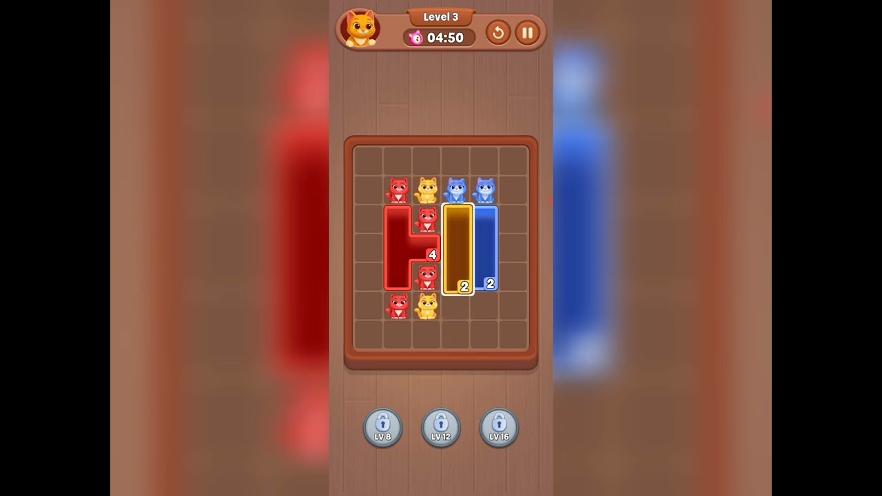 Catdom Color Hole Level 3 Walkthrough Solution