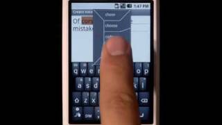 Swype Tutorial Android WVGA screenshot 5