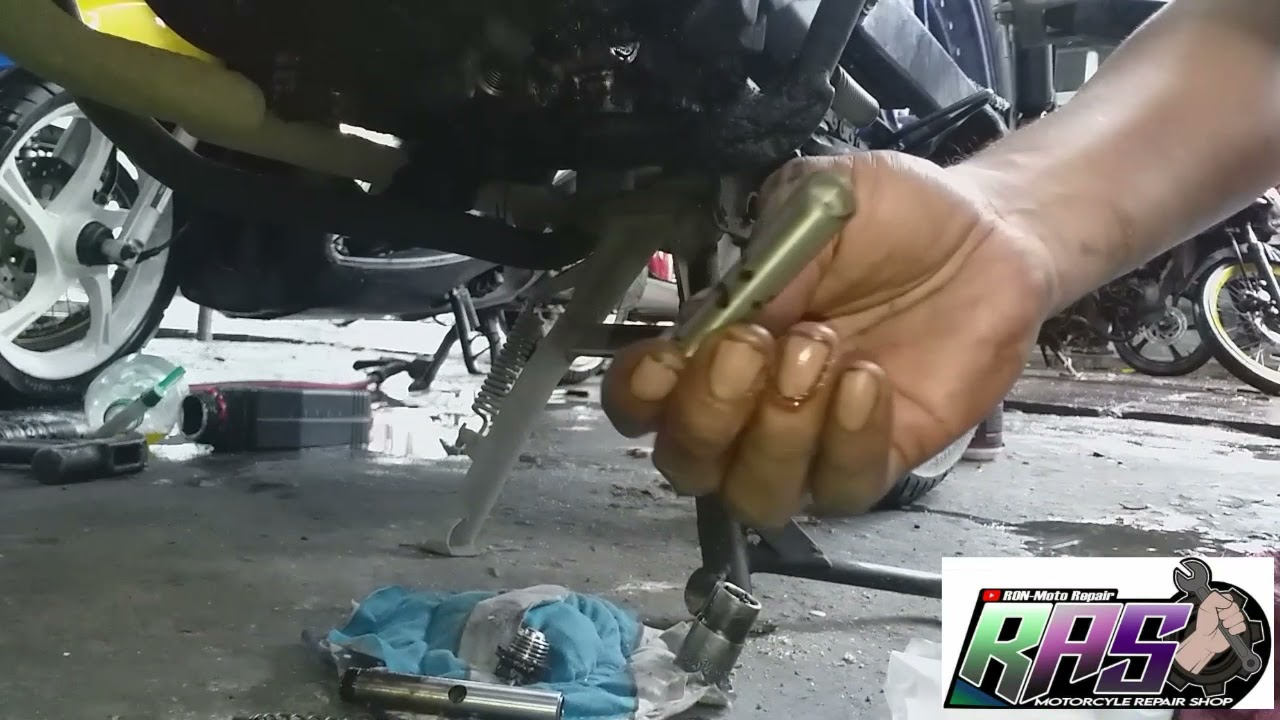 honda wave dash maingay replace tensioner rod and spring