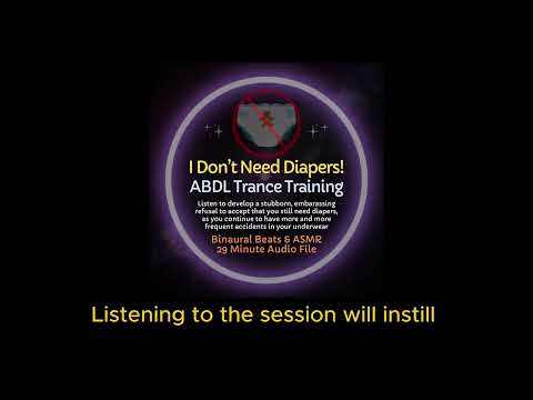 PREVIEW: HypnoCat I Don't Need Diapers! ASMR Training Audio