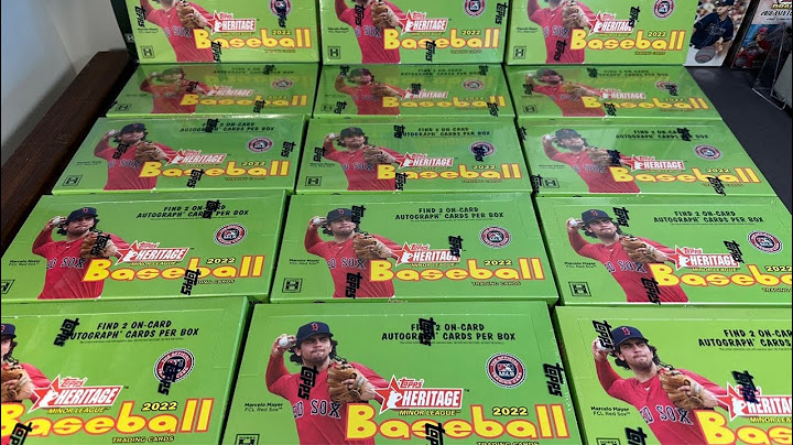 2022 Topps Heritage Minor League 15 Box PYP Break (Box Added)