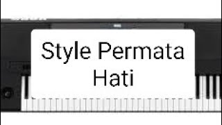 STYLE KEYBOARD KORG PA 600, PERMATA HATI ( EVIE TAMALA ) TRIAZ