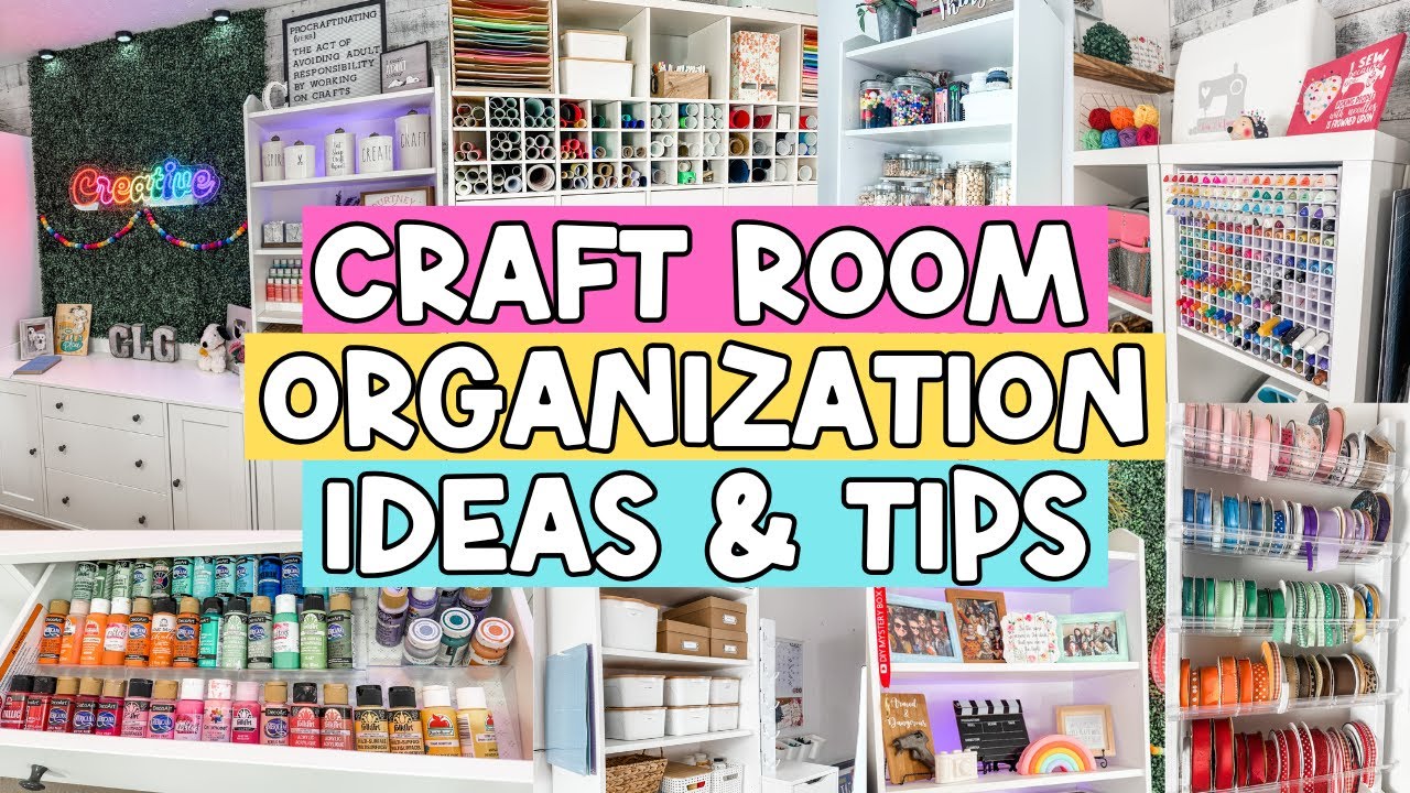 🌟Genius Craft Room Organization & Storage Ideas |  Craft Room Tour 2025