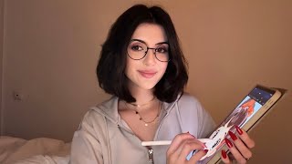 ASMR Weird Girl From Class Draws You On Her iPad ~ relaxing tapping and whispering