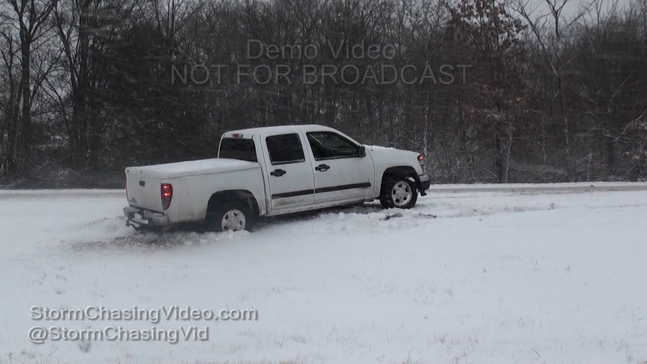Henry County, TN Heavy Daylight Snow B-Roll - 1/22/2016