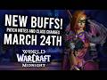 Midnight 12.0.1 Patch Notes: March 24th Class Tuning &amp; Changes