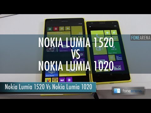 Nokia Lumia 1520 vs Nokia Lumia 1020 Hands On