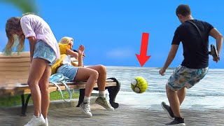 🔥 BEST OF FOOTBALL PRANK -  Crazy boy in Public 😲