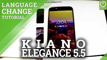 How to Change Language in KIANO Elegance 5.5 - Language Settings