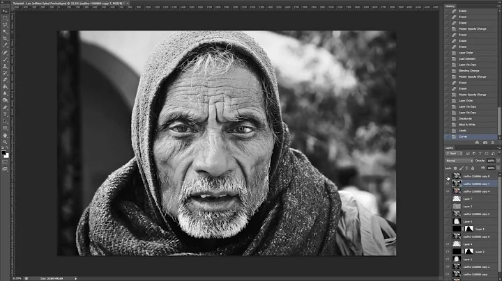 Photoshop Tutorial - Lee Jeffries Portrait Style -...