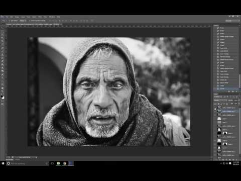 Photoshop Tutorial - Lee Jeffries Portrait Style - Beginner