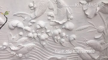 Tranh đắp nổi giả đồng tại Hải Dương