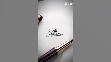 Hasan name crazy signature 😱💀 comment your name #shorts #vairalvideo #signature #calligraphy #logo