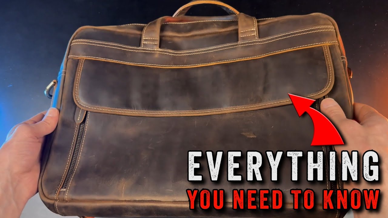 Обзор кожаного портфеля Masa Kawa.