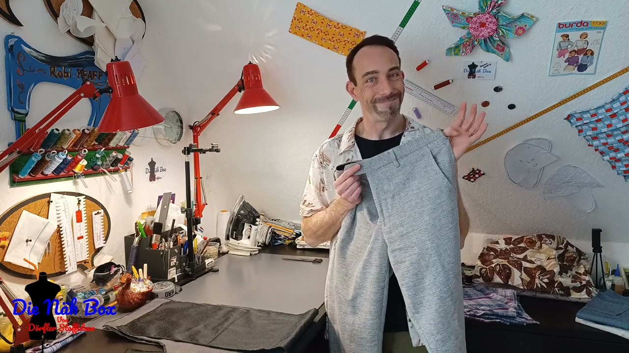 Eine einfache Hose nähen mit einem Standard Schnitt.