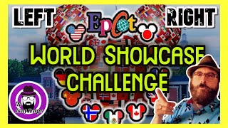 EPCOT AMAZING RACE Right Vs Left Challenge | World Showcase