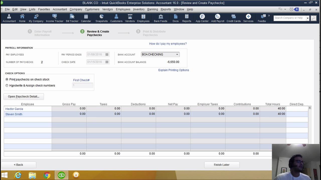 quickbooks instruction manual