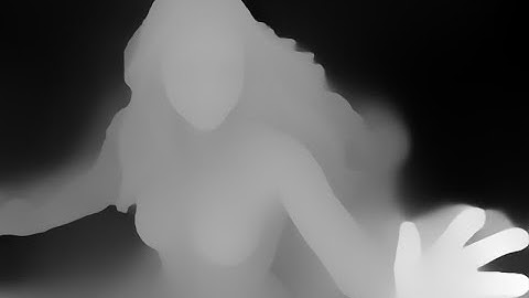 Depth Map with python & vtk package - human Pose Estimation