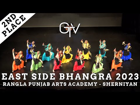 Rangla Punjab Arts Academy Sherniyan   Second Place at East Side Bhangra 2023