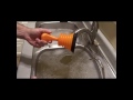 Unclogging Kitchen Sink - MOEN mini plunger