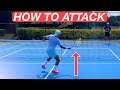 How to Attack the Net | Approach Shot &amp; Volley Lesson w Shamir