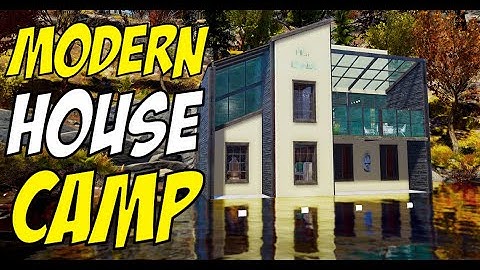 Clean Modern House - Fallout 76 CAMP Tour