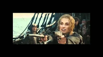 Pirates of the Caribbean 3 - Guns Scene