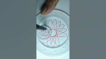 Magic Ruler #asmr #spirograph #satisfying #asmr #shorts  #spiroart #spirography #diy #spirographart