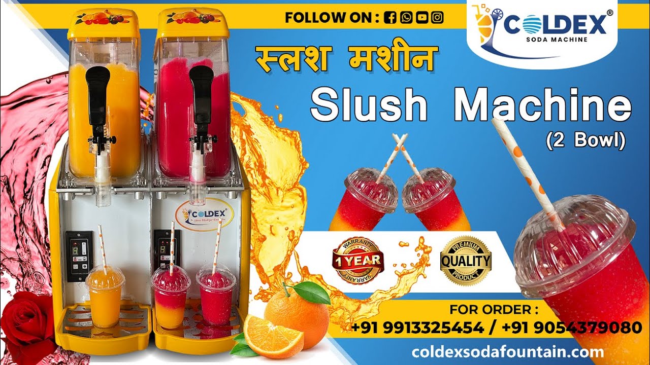 Flavored Slush / Ice Snow Making Machine / New Business Ideas 2022 ...