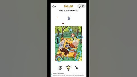 Brain out solution of level 39 and 40