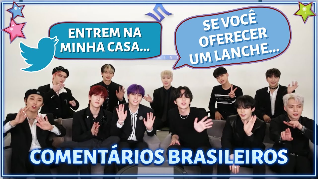 GRUPO DE KPOP COMENTA COMENTÁRIOS DE FÃS BRASILEIROS (COM OMEGA X)