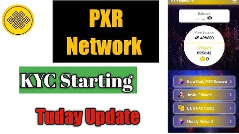 pxr network KYC Starting ? / pxr network coin price ||