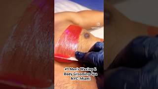 Male chest waxing hair removal & body grooming at AlexSpot24 NYC/Miami: Before & after Look